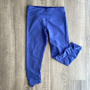 Prana Size Small Periwinkle Capri Length Leggings